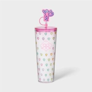 Roller Rabbit x Target Disco Hearts Wave Tritan Hydration Tumbler Cup white/pink